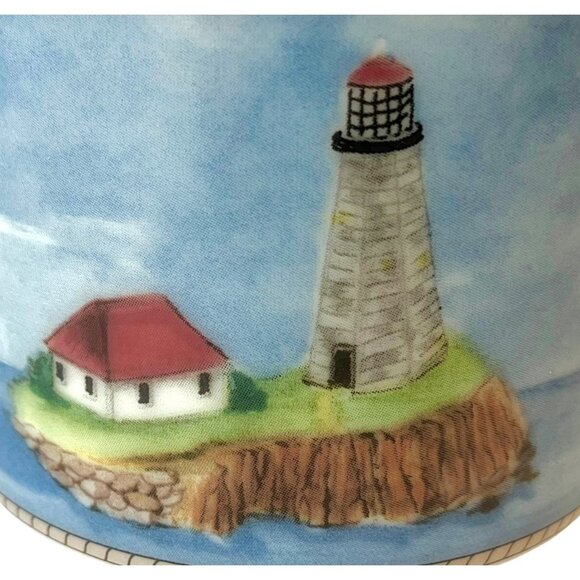 SET 4) VTG Lighthouse Ocean Nautical Mugs/ Cups -American Atelier Signals 5100 - Picture 13 of 15